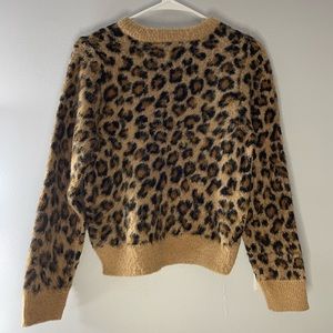 Cheetah print sweater. Brand: H&M . Size XS
